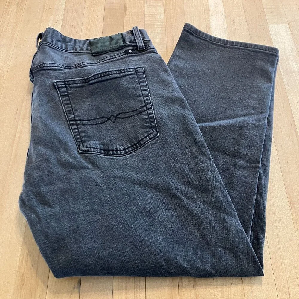 Lucky Brand 221 Mens Original Straight Fit Cropped Jeans 34x28 Black AN EXC - Picture 11 of 12